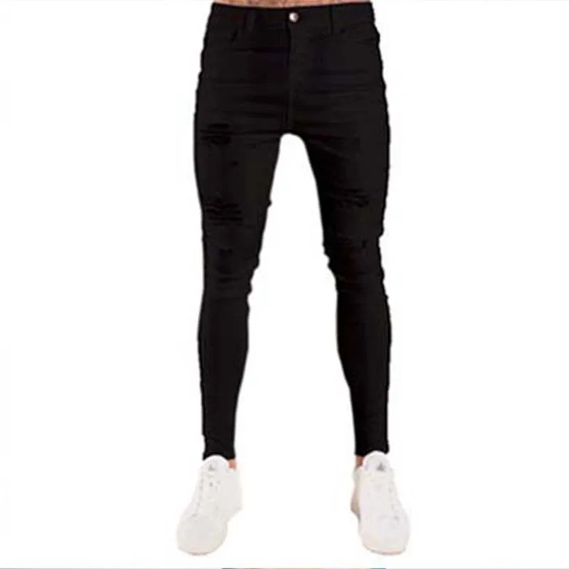 Fashion Street Style Ripped Skinny Black Jeans Men Vintage wash Solid Denim Trouser Mens Casual Slim fit pencil denim Pants
Fashion Street Style Ripped Skinny Black Jeans Men Vintage wash Solid Denim Trouser Mens Casual Slim fit pencil denim Pants