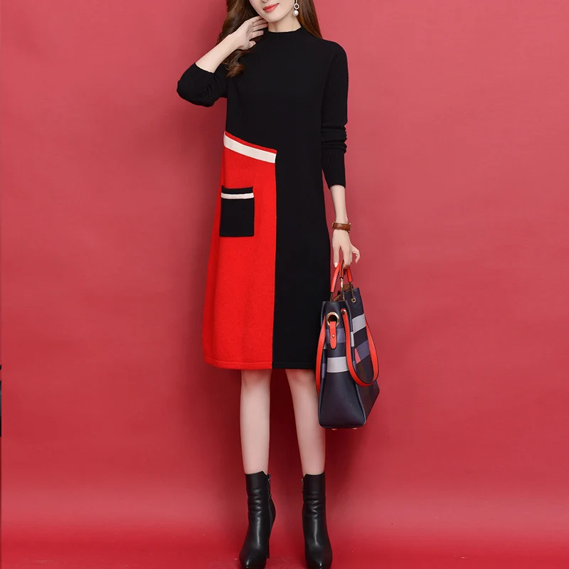 2023 Knitted Dress Autumn And Winter New Women's Decoration Mid Length Print Free Shipping
2023 Knitted Dress Autumn And Winter New Women's Decoration Mid Length Print Free Shipping