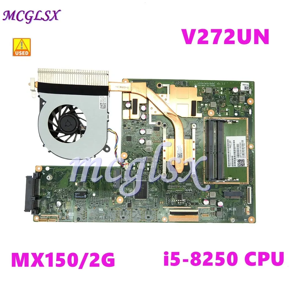 V272UN i5-8250U CPU MX150/2G GPU Mainboard For Asus V272UN V272U V272 Laptop Motherboard Test OK Used
V272UN i5-8250U CPU MX150/2G GPU Mainboard For Asus V272UN V272U V272 Laptop Motherboard Test OK Used
