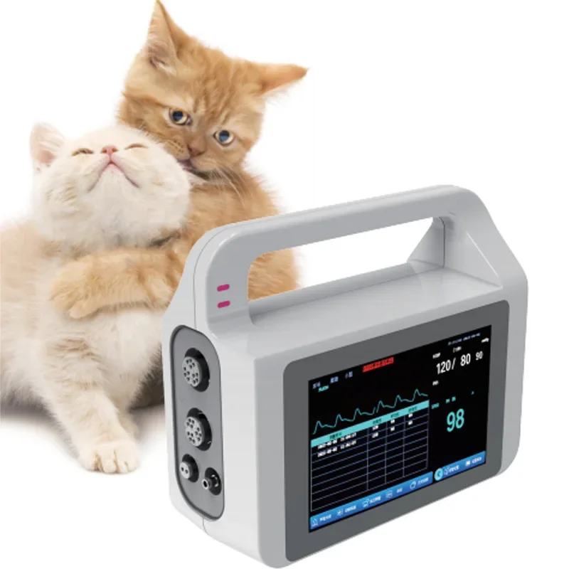 

Animal Life Monitoring Instrument SPO2 NIBP PR Home Pet Shop Life Monitoring Instrument Blood Oxygen Blood Pressure 2024 New