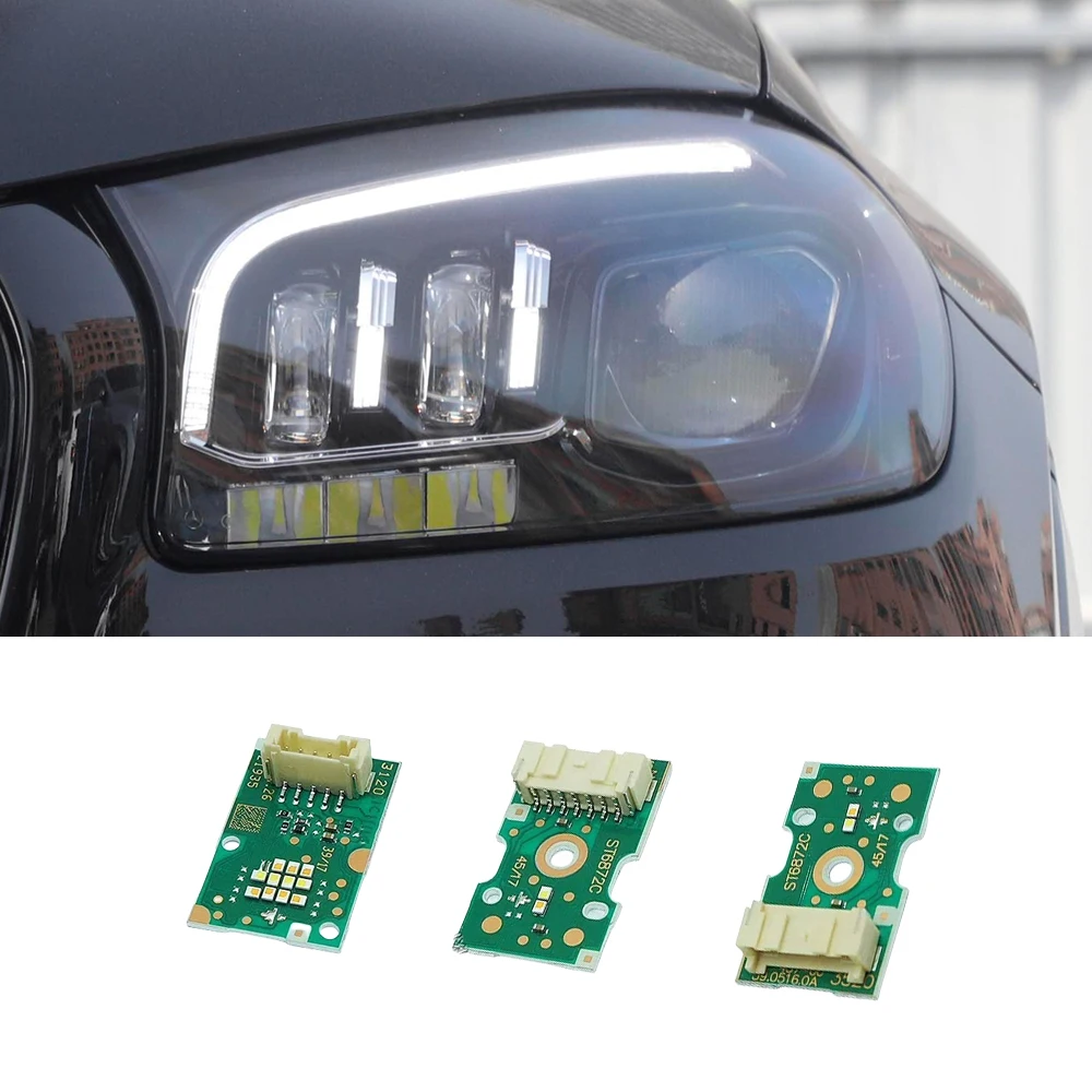 

Superbright White Lightsource Angel Eyes DRL Boards For Mercedes GLS LED Headlight 2020-2023 Daytime Running light Turn Signal