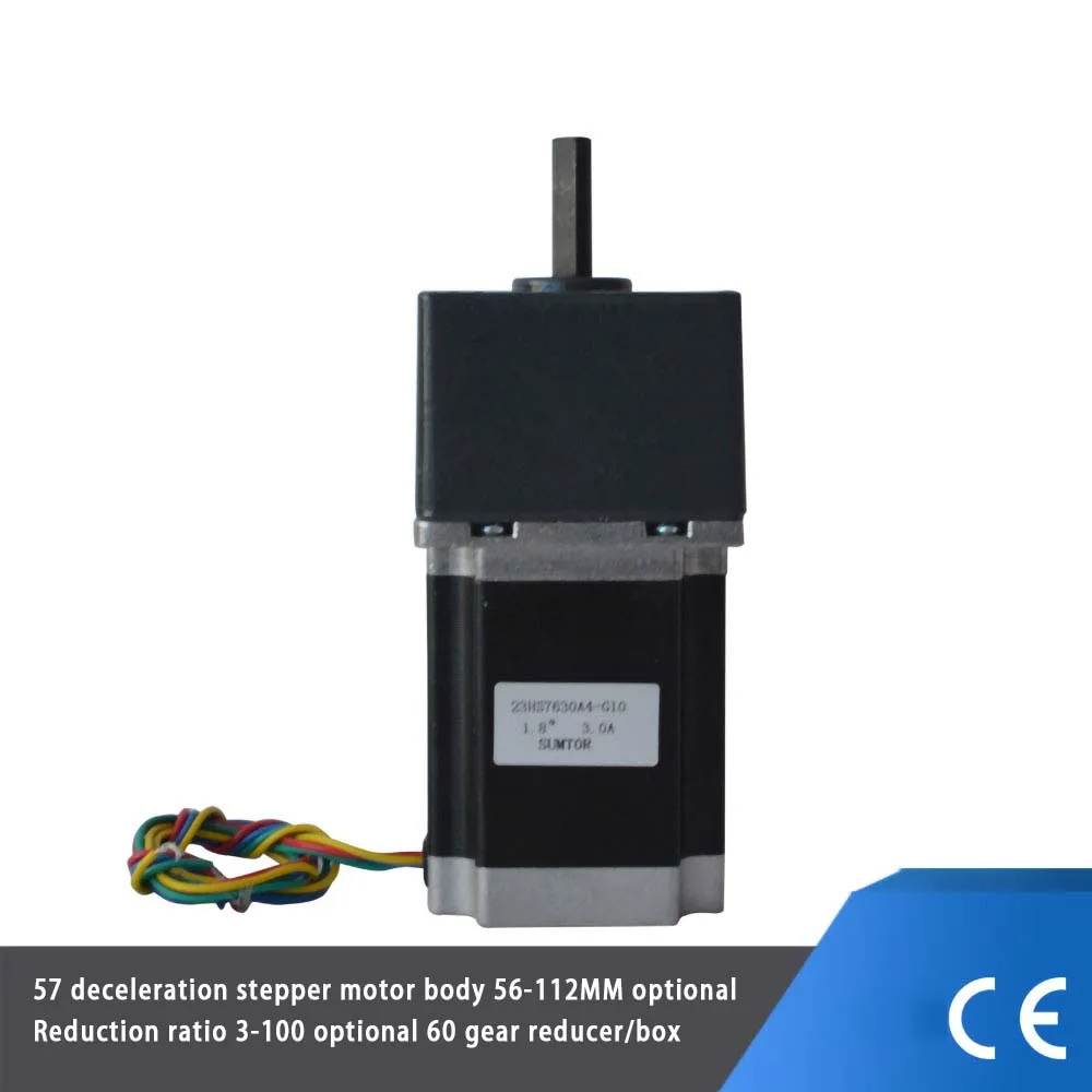 57HS7630A4-G Reducer Stepper Motor 56mm76mm112mm Reduction Ratio 1:10 Gearbox 1:100 Eccentric Shaft Speed Reducer
57HS7630A4-G Reducer Stepper Motor 56mm76mm112mm Reduction Ratio 1:10 Gearbox 1:100 Eccentric Shaft Speed Reducer