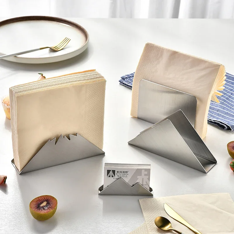 Stainless Steel Napkin Holder Home Kitchen Tissue Storage Box Paper Dispenser for Restaurant Cafe Bar Hotel Desktop Decoration 
Stainless Steel Napkin Holder Home Kitchen Tissue Storage Box Paper Dispenser for Restaurant Cafe Bar Hotel Desktop Decoration