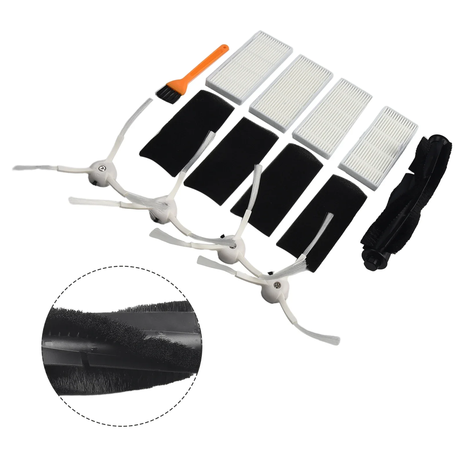 Main Brushes Filters Robot Vacuum Cleaner Replacement Set Spare Parts Accessories Cleaning Parts For Ultenic T10
Main Brushes Filters Robot Vacuum Cleaner Replacement Set Spare Parts Accessories Cleaning Parts For Ultenic T10