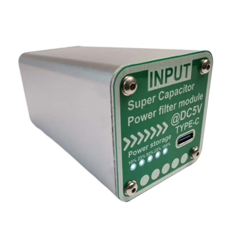 5V Super Capacitor Power Filter TypeC Input And Output For RPi Super Capacitor
5V Super Capacitor Power Filter TypeC Input And Output For RPi Super Capacitor