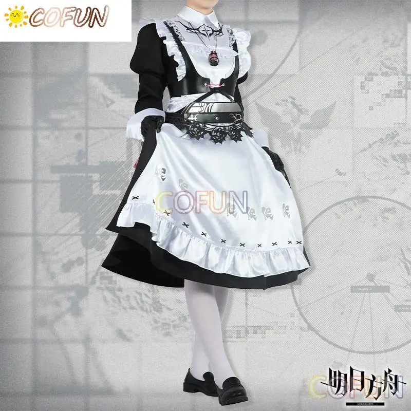 COFUN Game Arknights Irene Cosplay Costume 2023 Phonological Synesthesia Maid Dress Role Play Clothing Anime Women
COFUN Game Arknights Irene Cosplay Costume 2023 Phonological Synesthesia Maid Dress Role Play Clothing Anime Women