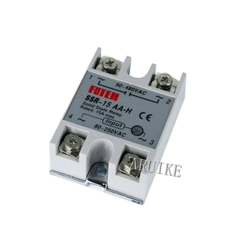 Твердотельное реле Φ 10A фактически 80-250V AC TO 90-480V AC SSR 15AA H реле, твердотельный регулятор сопротивления
Твердотельное реле Φ 10A фактически 80-250V AC TO 90-480V AC SSR 15AA H реле, твердотельный регулятор сопротивления