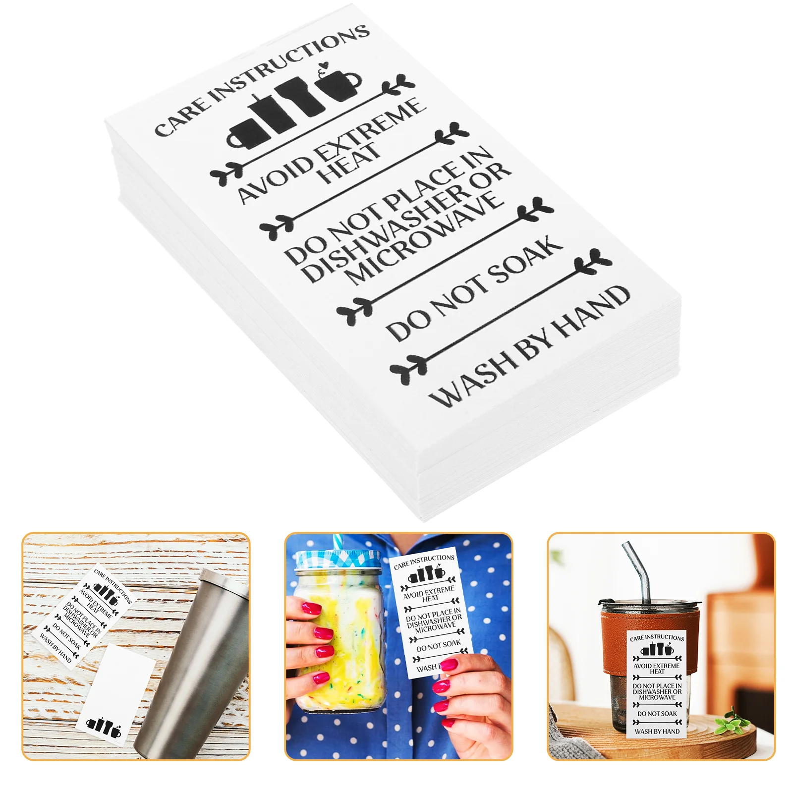 50 Pcs Glass Instruction Card Mug Cards Tag Tumbler Care Instructions Paper Cup Tags Small Business Supplies
50 Pcs Glass Instruction Card Mug Cards Tag Tumbler Care Instructions Paper Cup Tags Small Business Supplies
