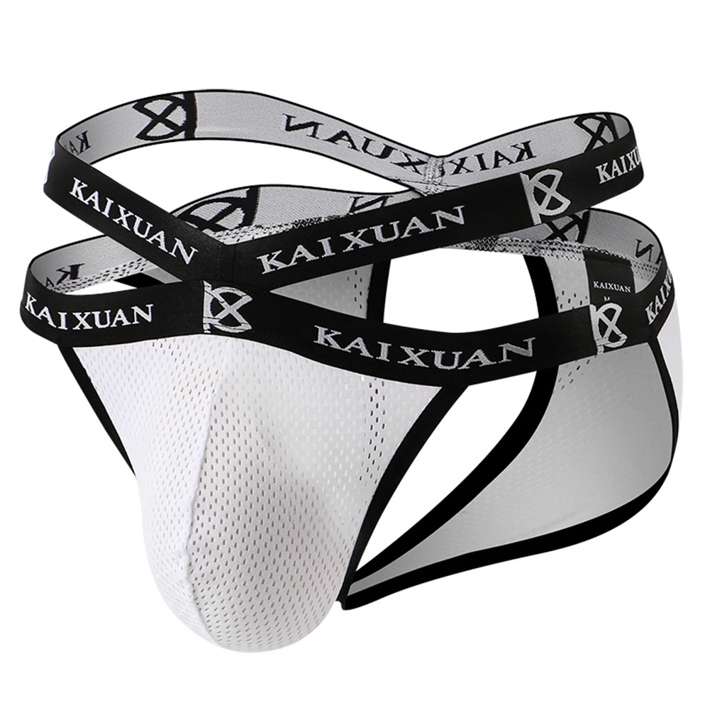 Mens Sexy Mesh Hole Breathable Sweat Thong Briefs U Convex Pouch Jock Strap Bikini Open Crotch Erotic Underpants Underwear
Mens Sexy Mesh Hole Breathable Sweat Thong Briefs U Convex Pouch Jock Strap Bikini Open Crotch Erotic Underpants Underwear