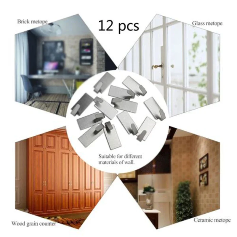 12Pcs Bathroom Wall Door Stainless Steel Holder Hanger Towel Hooks Hat Racks Key Hanger Wall Organizer Home Decor
12Pcs Bathroom Wall Door Stainless Steel Holder Hanger Towel Hooks Hat Racks Key Hanger Wall Organizer Home Decor