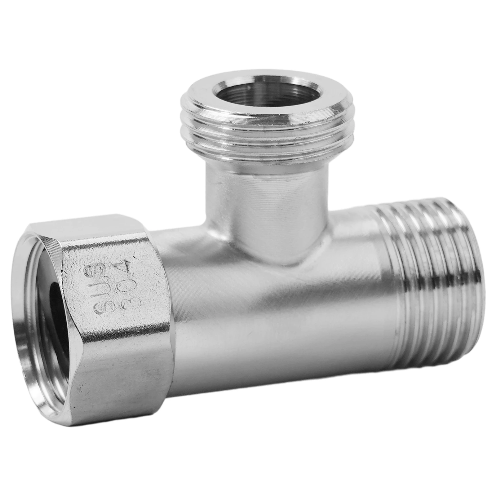 Durable High Quality Practical Diverter Valve T Shape Diverter G1/2 T-Valve 304 Stainless Steel Three-way Device
Durable High Quality Practical Diverter Valve T Shape Diverter G1/2 T-Valve 304 Stainless Steel Three-way Device
