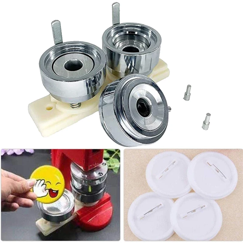 

Badge Button Die Mold Badge Making Badge 25MM/37MM/44MM/58MM/75MM DIY Pin Button Maker Parts Mould Press Machine Punching Mould