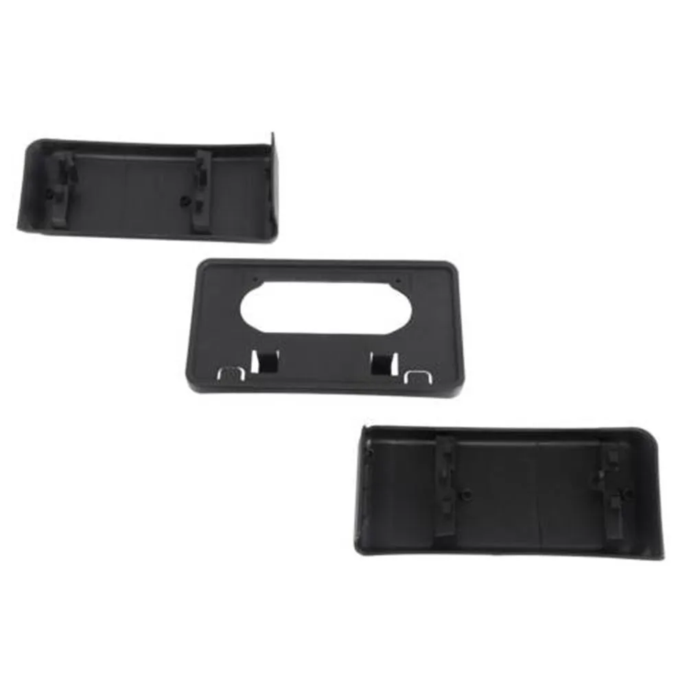 

Black Front Bumper License Plate Bracket With Guards Pads Cap For Ford For F150 Part 2024 Hot Sale Brand New And High Quality
