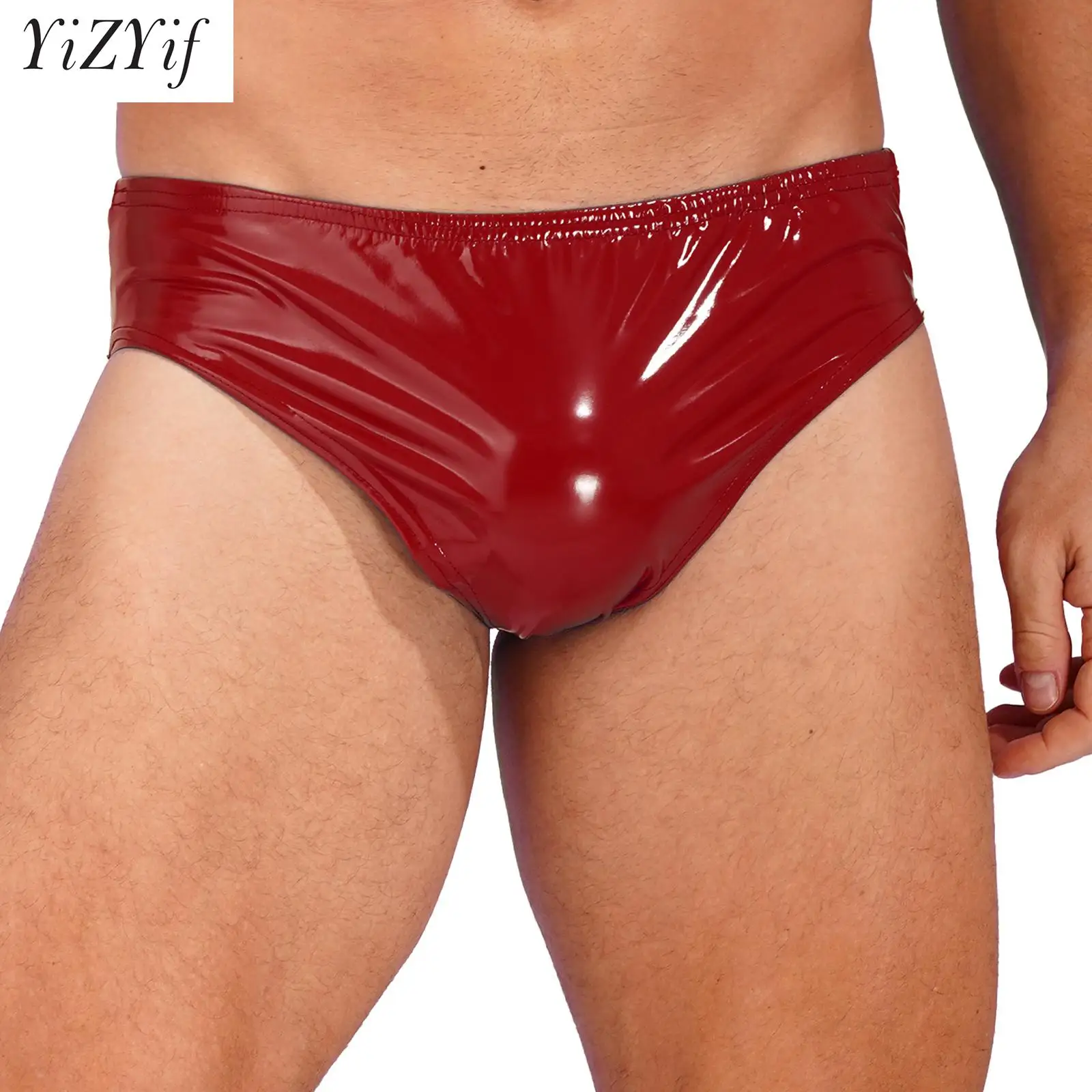 Men's Shiny PU Beach Bikini Underwear Patent Leather Briefs Lingerie Underpants Rave Bottoms Nightclub Pole Dancing Clubwear
Men's Shiny PU Beach Bikini Underwear Patent Leather Briefs Lingerie Underpants Rave Bottoms Nightclub Pole Dancing Clubwear