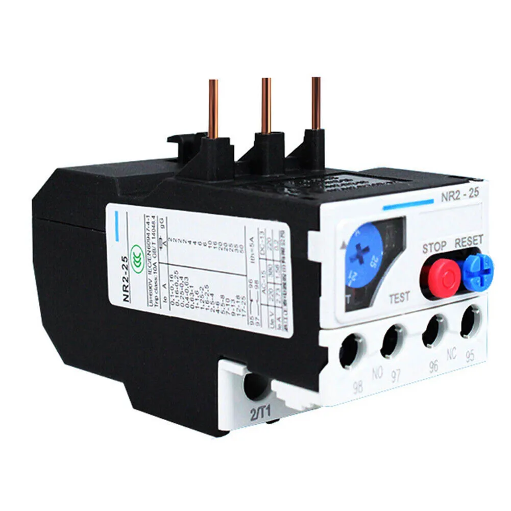 Thermal Overload Motor Relay 690V AC 50Hz/60Hz FR NR2-25 Plug-in With Indicator Light For CJX2 Series Contactors
Thermal Overload Motor Relay 690V AC 50Hz/60Hz FR NR2-25 Plug-in With Indicator Light For CJX2 Series Contactors