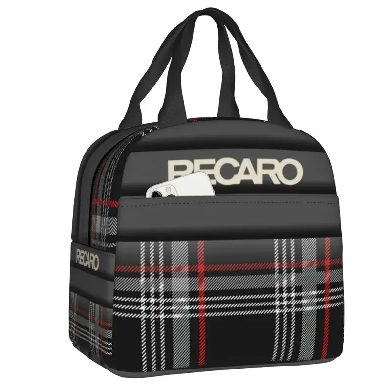 

Ланч-бокс Recaros для женщин, герметичный термоохладитель, изолированная сумка для еды, многоразовые детские школьные сумки-тоуты для пикника