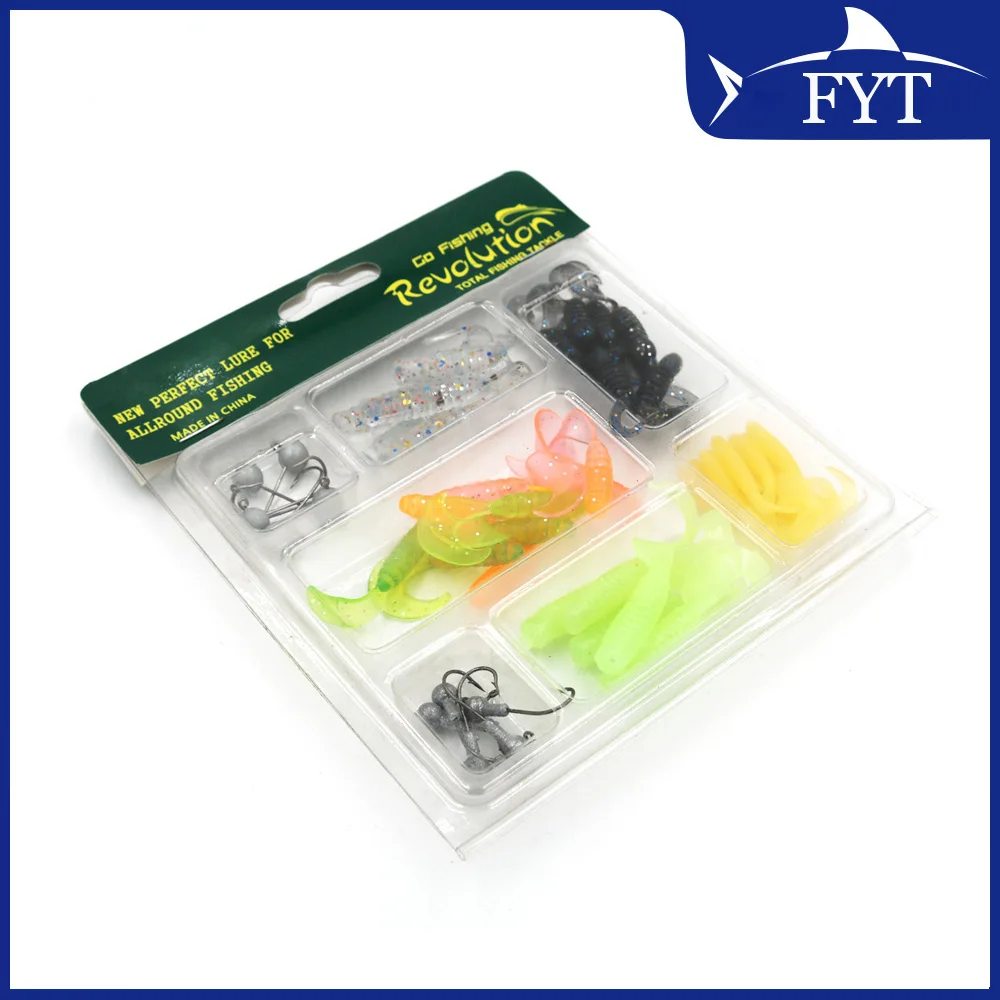 48Pcs Soft Worm Lure Carp Fishing Lure Set Lead Head Jig Hooks Simulation Soft Lure Kit Fishing Baits Set Tackle Pesca
48Pcs Soft Worm Lure Carp Fishing Lure Set Lead Head Jig Hooks Simulation Soft Lure Kit Fishing Baits Set Tackle Pesca