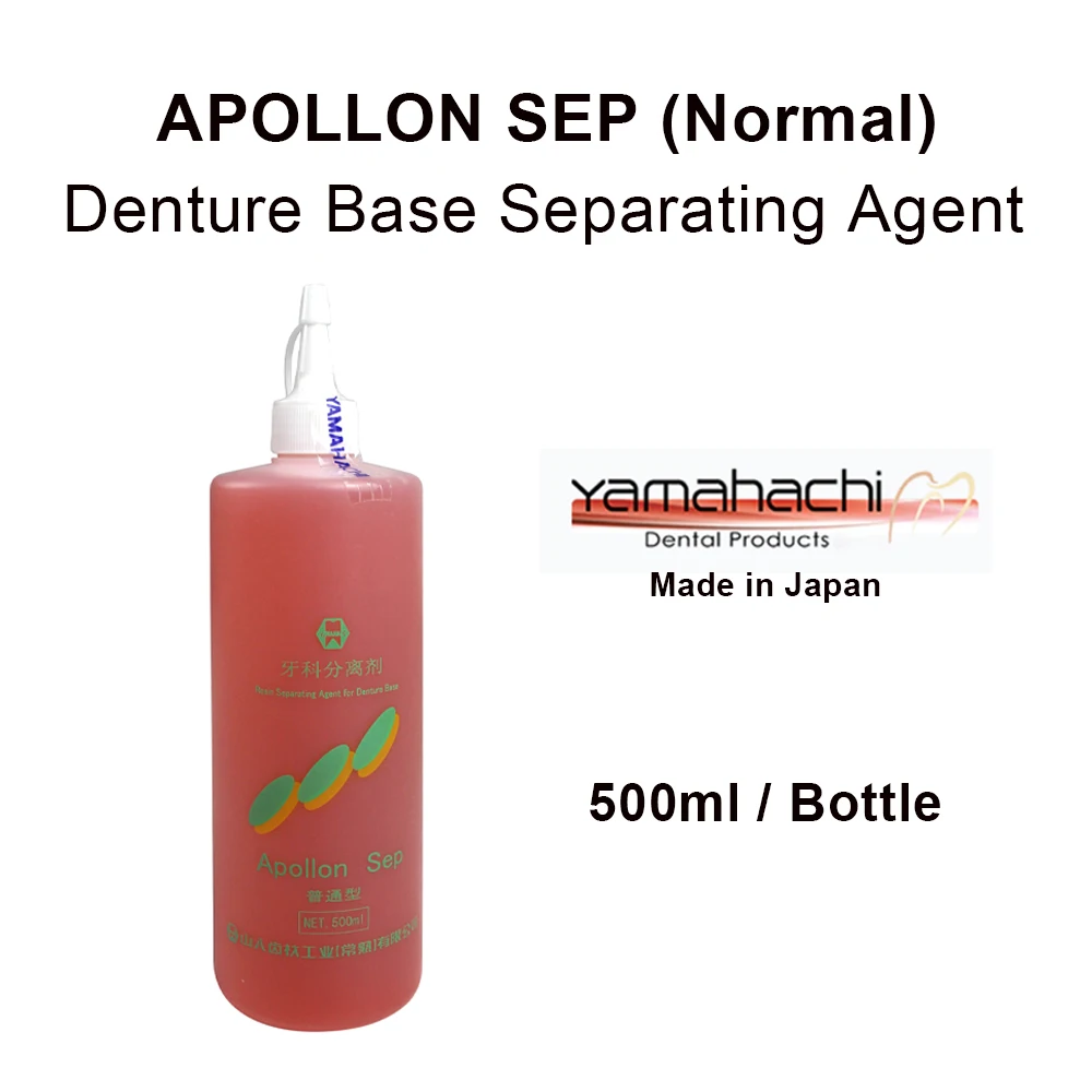 

Dental Lab Material Separating Agent for Resin Denture Bases Normal Regular Viscosity Yamahachi Apollon Sep Separator Dentistry