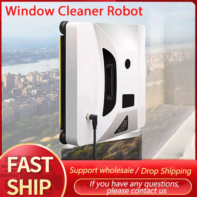 

2800Pa Window Cleaner Robot Large Suction Smart Window Washer Robot Multiple Cleaning Modes For Household Clean Glass Windows