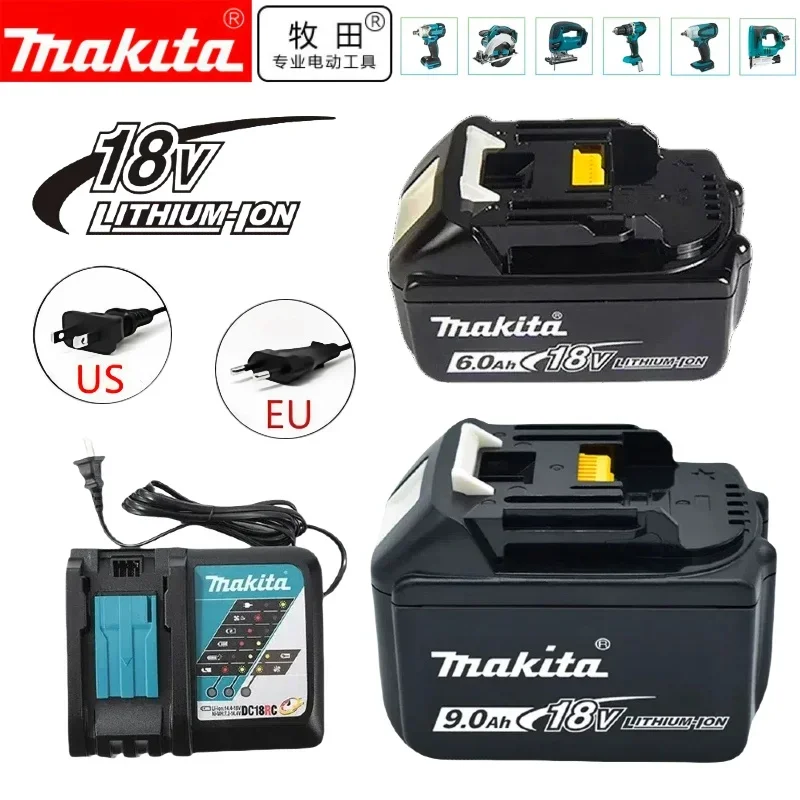 Makita 18V Battery Rechargeable Battery 18650 Lithium-ion Cell Suitable For Makita Power Tool BL1860 BL1830 BL1850 LXT400
Makita 18V Battery Rechargeable Battery 18650 Lithium-ion Cell Suitable For Makita Power Tool BL1860 BL1830 BL1850 LXT400