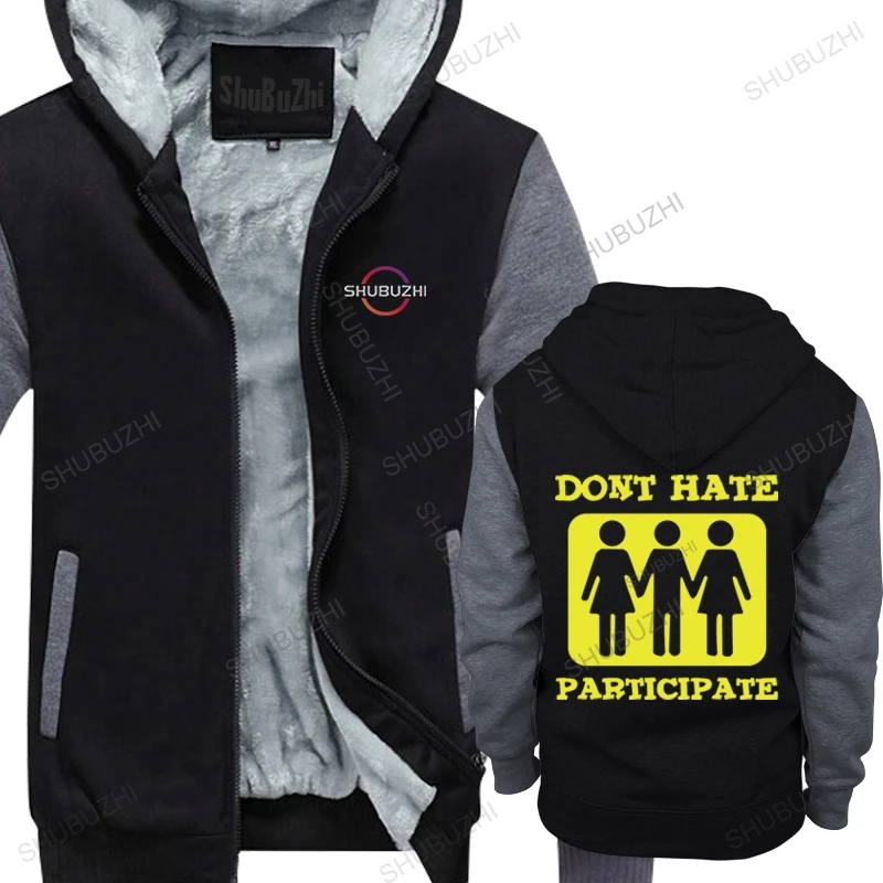 Cotton fleece hoodie Men Tops winter mens sweatshirt DONT HATE PARTICIPATE women unisex coat casual hooded coat bigger size
Cotton fleece hoodie Men Tops winter mens sweatshirt DONT HATE PARTICIPATE women unisex coat casual hooded coat bigger size