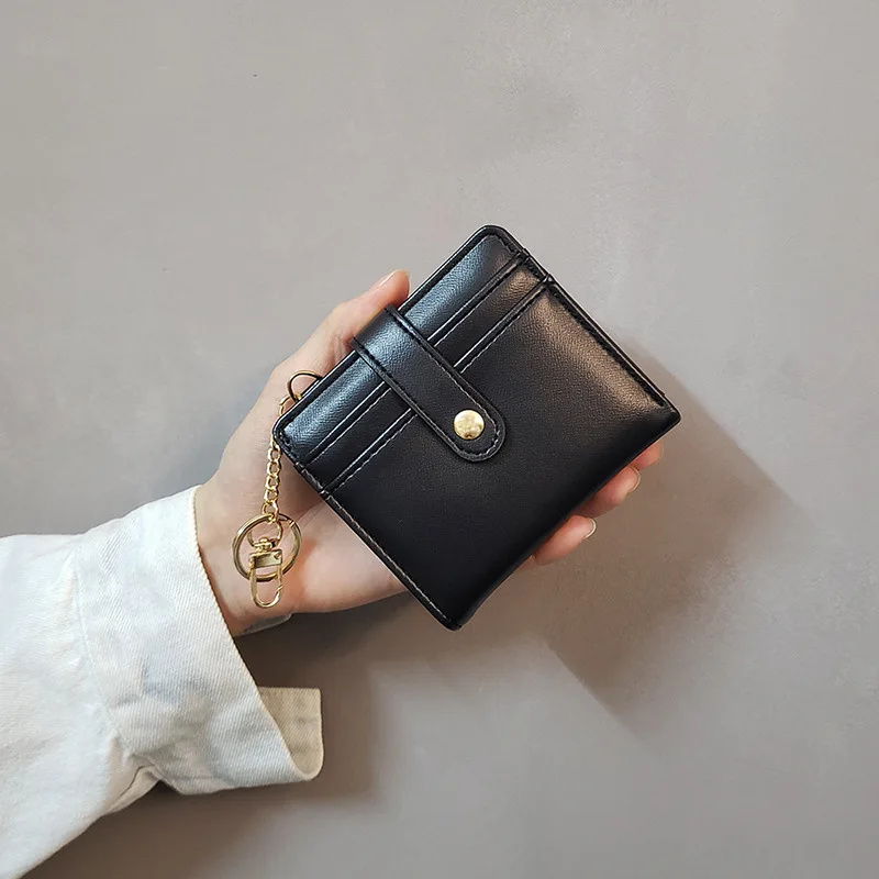 

Women's purse new Europe and the United States simple short three fold small purse female zero purse card bag wallet wholesale