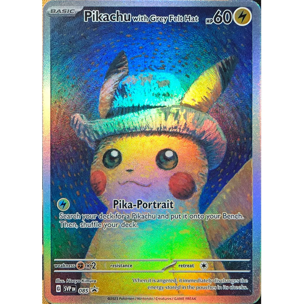 Pokemon PTCG Anime Collection Card Grass Hat Pikachus Colorful Flash Card Replica Version Kids Gift Card Collection Hobbies
Pokemon PTCG Anime Collection Card Grass Hat Pikachus Colorful Flash Card Replica Version Kids Gift Card Collection Hobbies