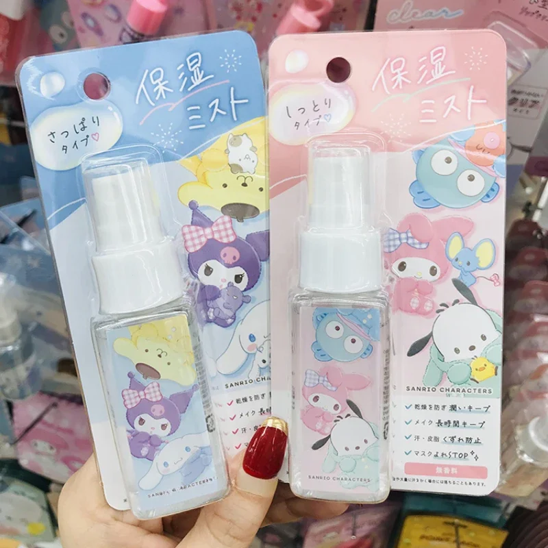 

Anime Sanrio Hello Kitty Kuromi Makeup Setting Spray Moisturizing Refreshing Anti-flaking Non-removing Make Up Limited Edition