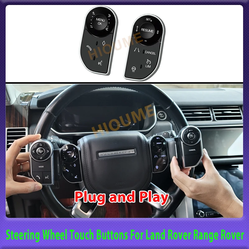 

Сенсорные кнопки на руль автомобиля для Land Rover Range Rover Vogue HSE Sport Discovery 5 LR5 L405 L494 2013-2017 кнопки управления