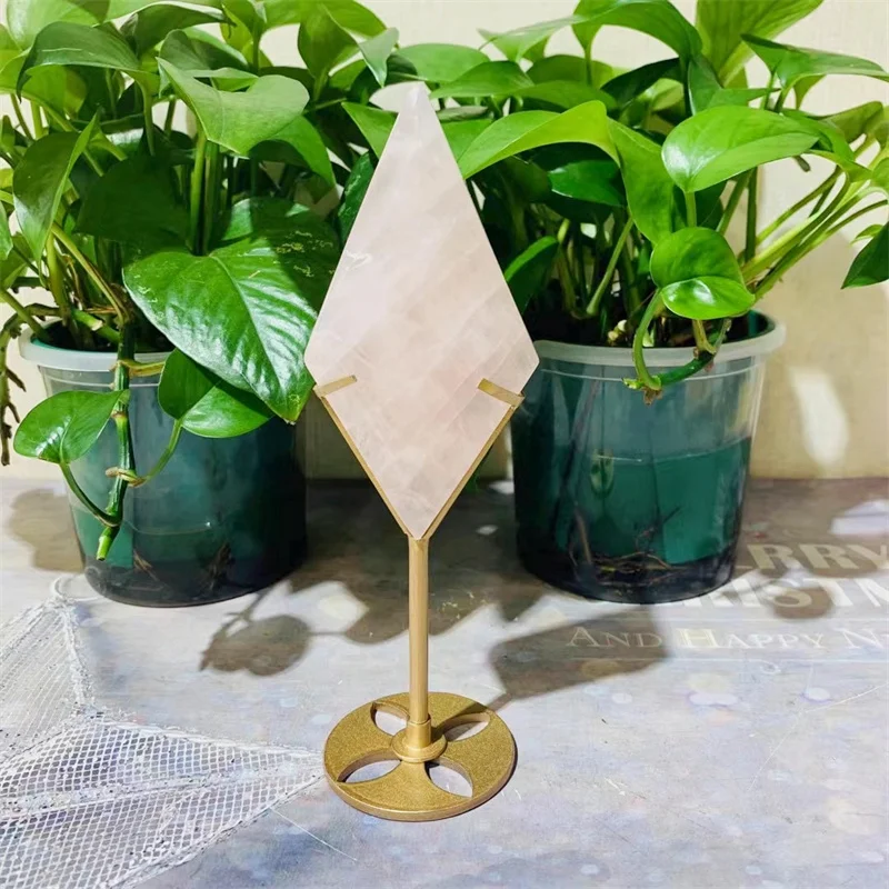 Natural Rose Quatrz Rhombus Decor Polished Crystals And Stones Healing Fengshui Statue Home Decoration
Natural Rose Quatrz Rhombus Decor Polished Crystals And Stones Healing Fengshui Statue Home Decoration