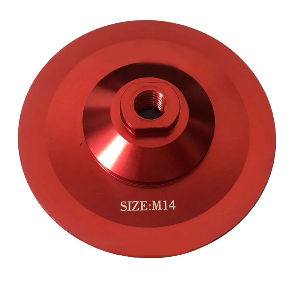 1pc 120mm Aluminum Alloy Backer Pad Hook & Loop Backing Plate Holder M14 Thread Car Polishing Buffing Pad For Rotary Polisher
1pc 120mm Aluminum Alloy Backer Pad Hook & Loop Backing Plate Holder M14 Thread Car Polishing Buffing Pad For Rotary Polisher
