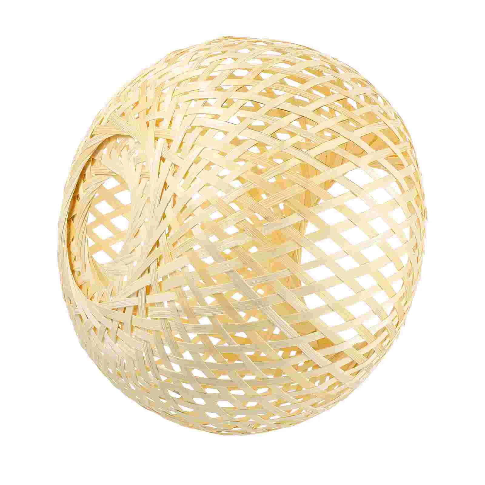 

Lampshade Decorative Accessory Home Restaurant Chinese Style Bamboo Weaving Hanging Shades Weave Lamp Shade