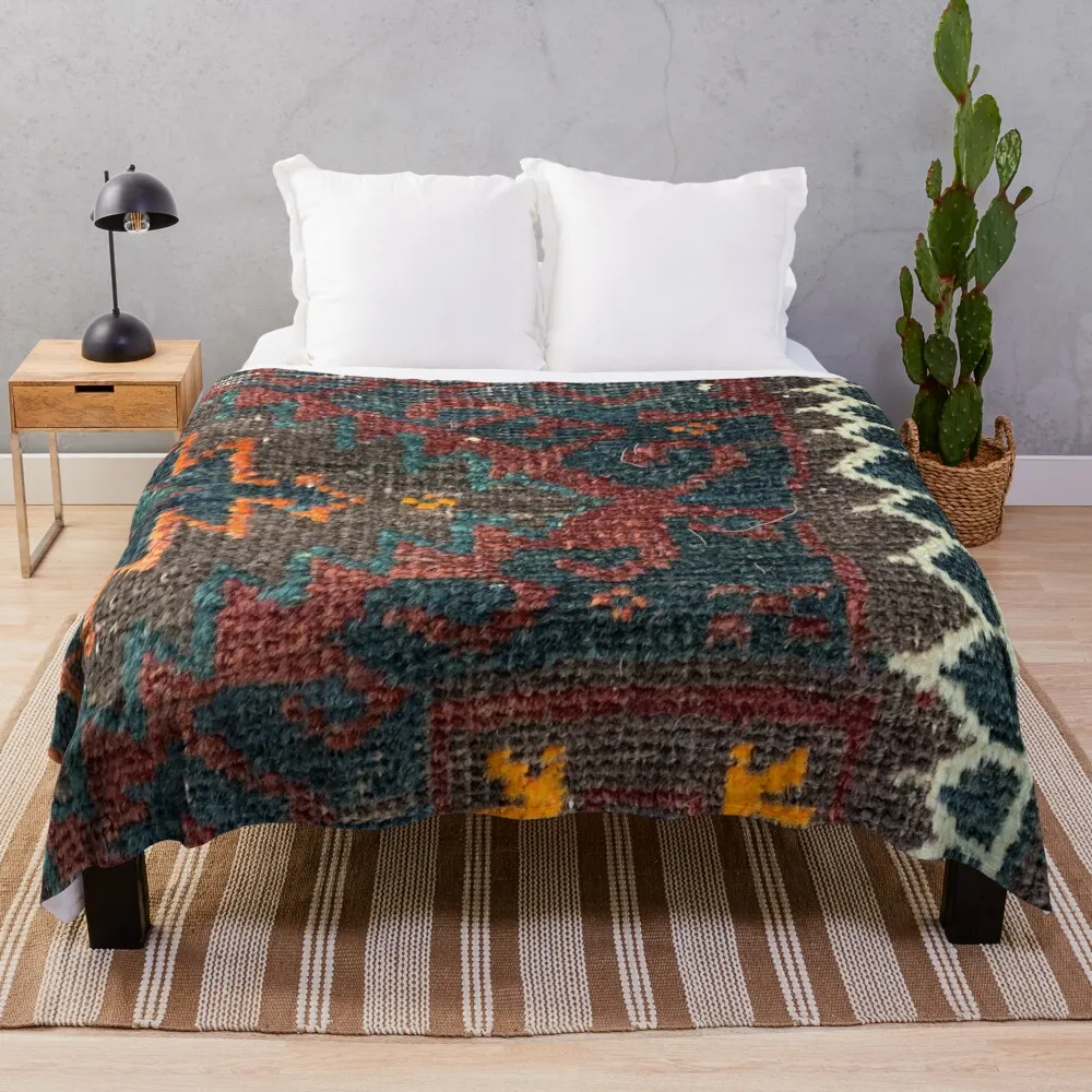 Distressed Persian Baluch Kilim Rug Design, knotted woven oriental textile Throw Blanket Soft Plush Plaid
Distressed Persian Baluch Kilim Rug Design, knotted woven oriental textile Throw Blanket Soft Plush Plaid
