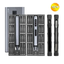 Precision Electric Screwdriver S2 Steel Screwdriver Kit Bit Type-C Rechargeable Multifunction 2 Gear Cordless Screw Driver Set