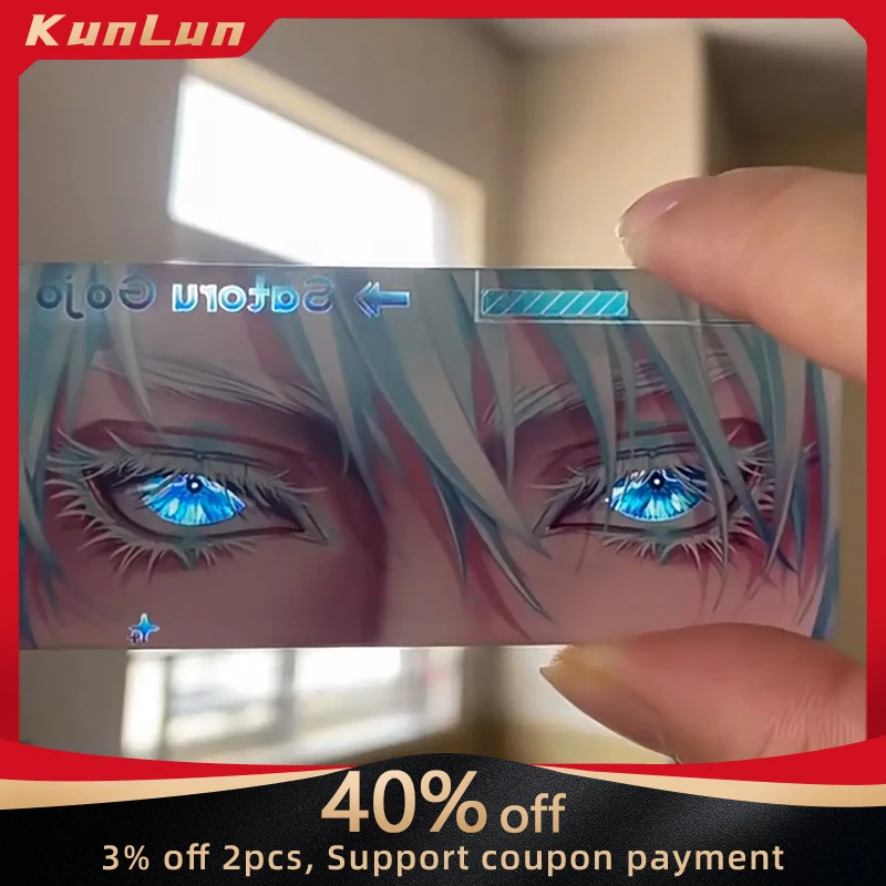 Anime Jujutsu Kaisen Peripherals Satoru Gojo Figure DIY Series Collection Acrylic Card Blue Six Eyes Cards Toys Birthday Gifts
Anime Jujutsu Kaisen Peripherals Satoru Gojo Figure DIY Series Collection Acrylic Card Blue Six Eyes Cards Toys Birthday Gifts