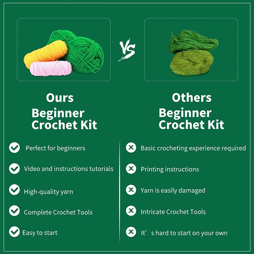 Complete crochet set for beginners Woobles Crochet Kit with Animal DIY Craft Art s Craft adorable animal companions
Complete crochet set for beginners Woobles Crochet Kit with Animal DIY Craft Art s Craft adorable animal companions