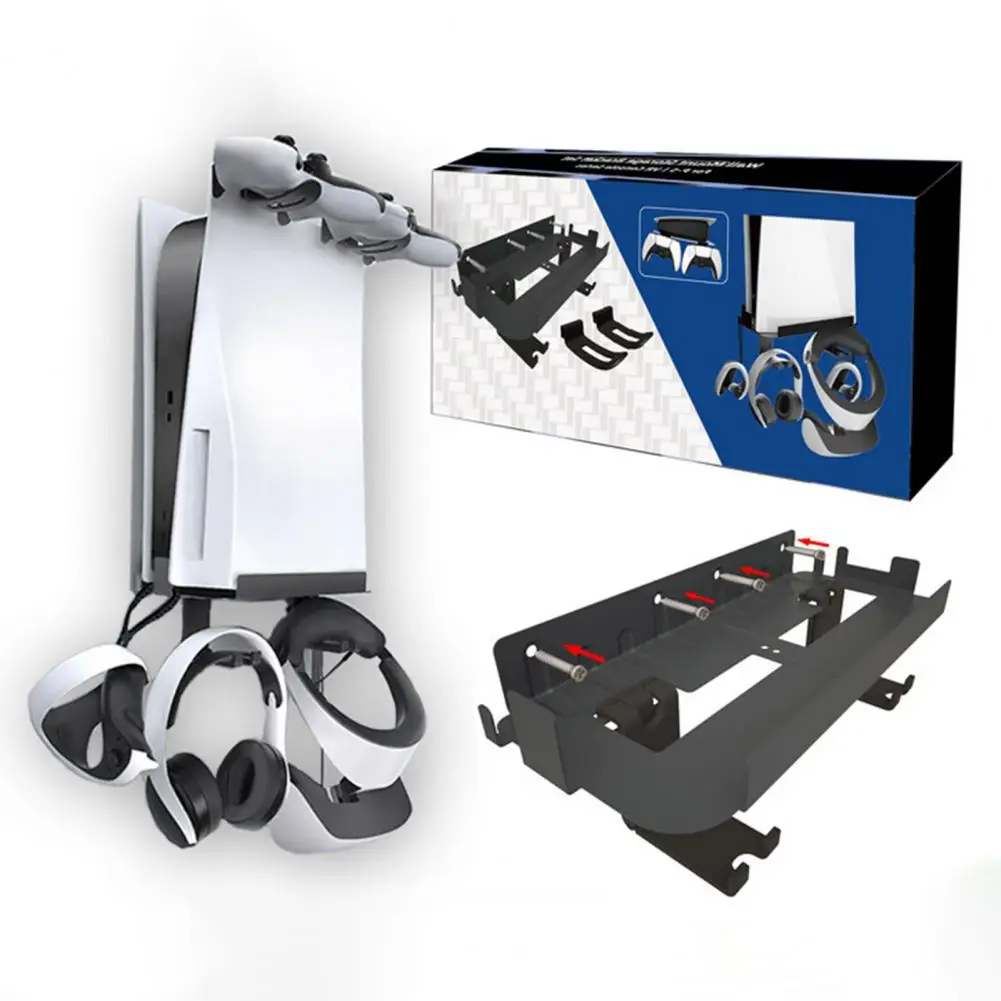 Controller Headset Stand for Ps Vr2 Wall-mounted Game Console Storage Holder Stand for Ps5 with Gamepad Vr for Ps for Ps5
Controller Headset Stand for Ps Vr2 Wall-mounted Game Console Storage Holder Stand for Ps5 with Gamepad Vr for Ps for Ps5