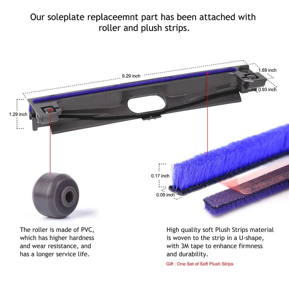 Roller Bottom Cover Soleplate For Cleaner Soft Fleece Tip For Dyson V6 V7 V8 V10 V11 Household Cleaning Supplies
Roller Bottom Cover Soleplate For Cleaner Soft Fleece Tip For Dyson V6 V7 V8 V10 V11 Household Cleaning Supplies