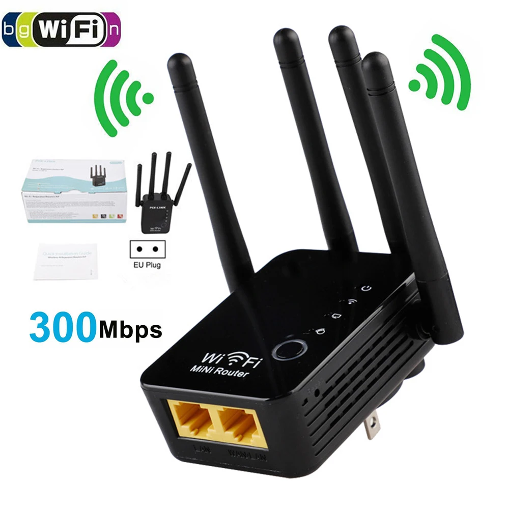2.4G Wireless Wifi Router 4 Antenna Routing Amplifier Repeater 300M Wifi Range Extender WR16 Network Signal Cover Expander
2.4G Wireless Wifi Router 4 Antenna Routing Amplifier Repeater 300M Wifi Range Extender WR16 Network Signal Cover Expander