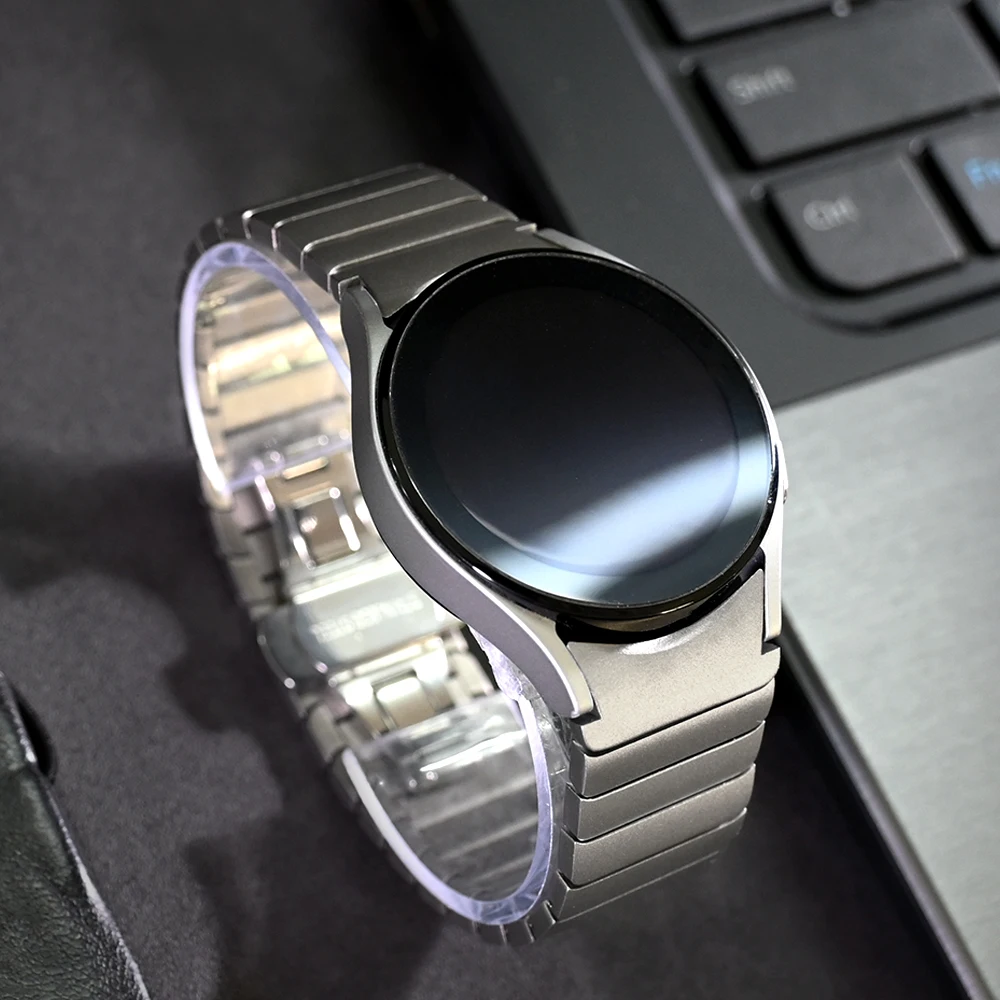 

Ремешок без зазора для Samsung Galaxy Watch 6 4 Classic, браслет из нержавеющей стали для часов 5 Pro 44 мм 6 4 5 40 мм 45 мм, 47 мм 43 мм 42 мм 46 мм