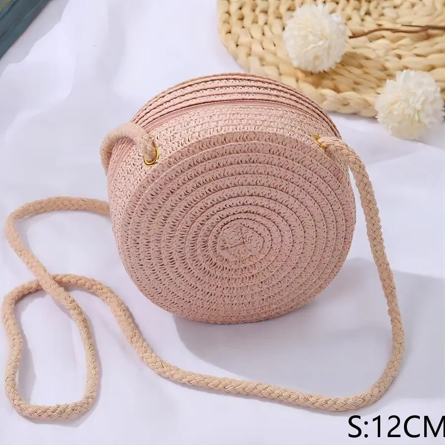 Round Cake Woven Grass Woven Bag for Children Baby Travel Crossbody Bag for Girls New Western-style Small Bag Cute Versatile
Round Cake Woven Grass Woven Bag for Children Baby Travel Crossbody Bag for Girls New Western-style Small Bag Cute Versatile