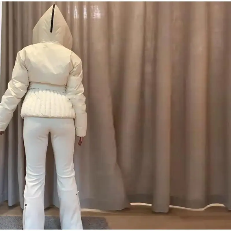 سيدة كامل الجسم بدلة تزلج مقنعين الوقوف الفراء طوق سستة حزام الخصر متوهج السراويل بذلة موضة غمد الرياضة شتاء 2025 ملابس التزلج سيدة كامل الجسم بدلة تزلج مقنعين الوقوف الفراء طوق سستة حزام الخصر متوهج السراويل بذلة موضة غمد الرياضة شتاء 2025 ملابس التزلج
