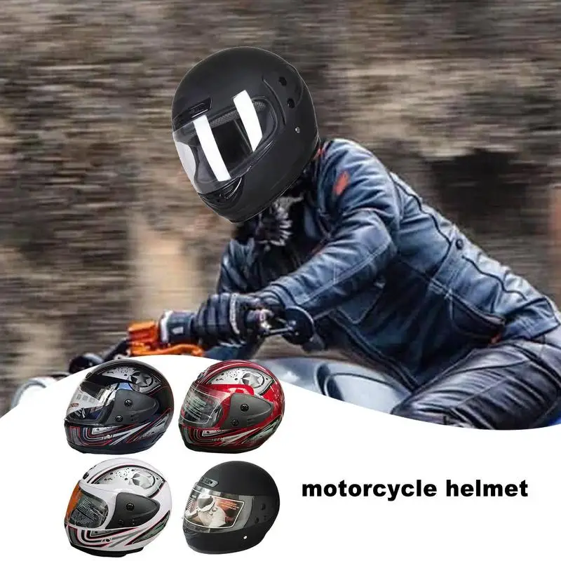 Motorcycle Helmet Full Face Protector Head Cover With Detachable Scarf Lightweight Moto Safety Driving Helmet Accessories 
Motorcycle Helmet Full Face Protector Head Cover With Detachable Scarf Lightweight Moto Safety Driving Helmet Accessories