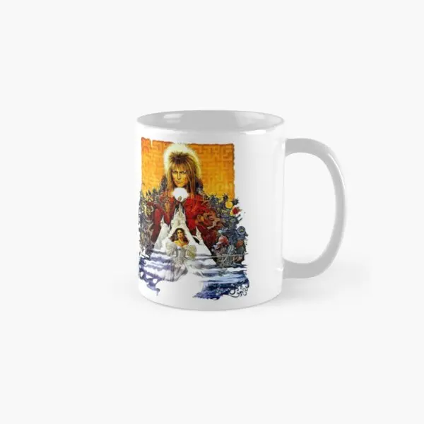 

Labyrinth Poster Classic Mug Cup Coffee Picture Photo Printed Design Simple Image Handle Round Gifts Drinkware Tea