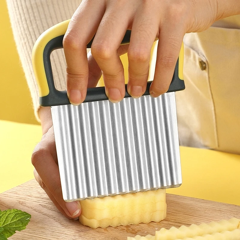Spike Potato Knife Household Potato Chip Design Wave Knife Knife Household Kitchen Gadget Rotating Grating Vegetable Fruit Peele
Spike Potato Knife Household Potato Chip Design Wave Knife Knife Household Kitchen Gadget Rotating Grating Vegetable Fruit Peele