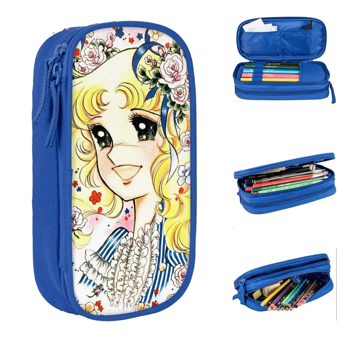Candy Candy Flowery Pencil Case Fun Kawaii Cute Girl Anime Pen Box Bag Girl Boy Large Storage School Supplies Gift Pencilcases
Candy Candy Flowery Pencil Case Fun Kawaii Cute Girl Anime Pen Box Bag Girl Boy Large Storage School Supplies Gift Pencilcases