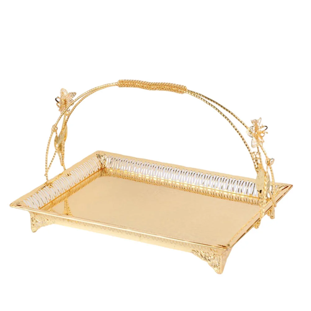 Fruit Basket Storage Container: Metal Gift Packaging Basket Picnic Basket Candy Fruit Sundries Storage Basket for Picnic Home
Fruit Basket Storage Container: Metal Gift Packaging Basket Picnic Basket Candy Fruit Sundries Storage Basket for Picnic Home
