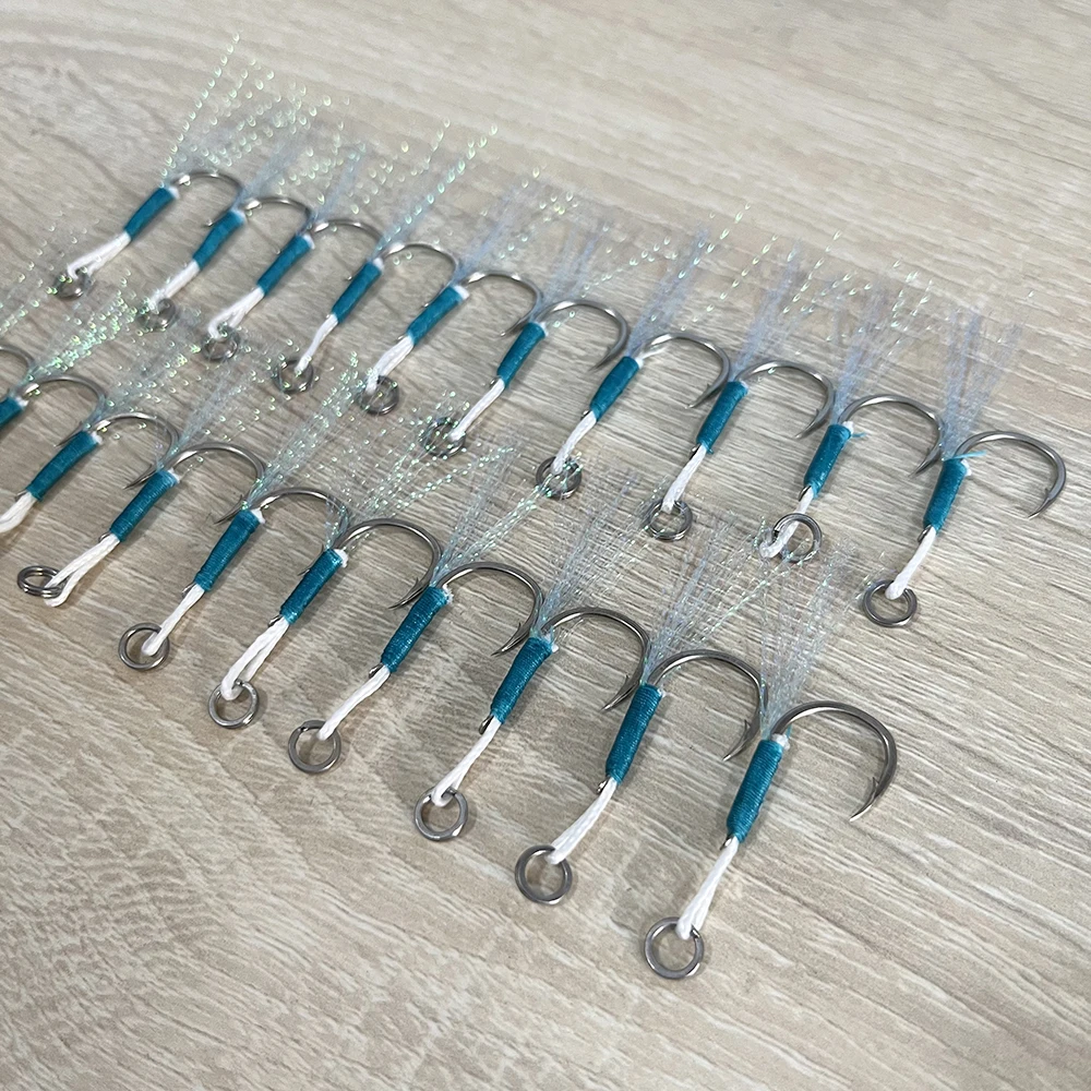 20Pcs/Pack Green/Blue Assist Hooks Slow Jigging Lure Hook 8#-24# High Carbon Steel Sea Fishing Hook Pesca
20Pcs/Pack Green/Blue Assist Hooks Slow Jigging Lure Hook 8#-24# High Carbon Steel Sea Fishing Hook Pesca