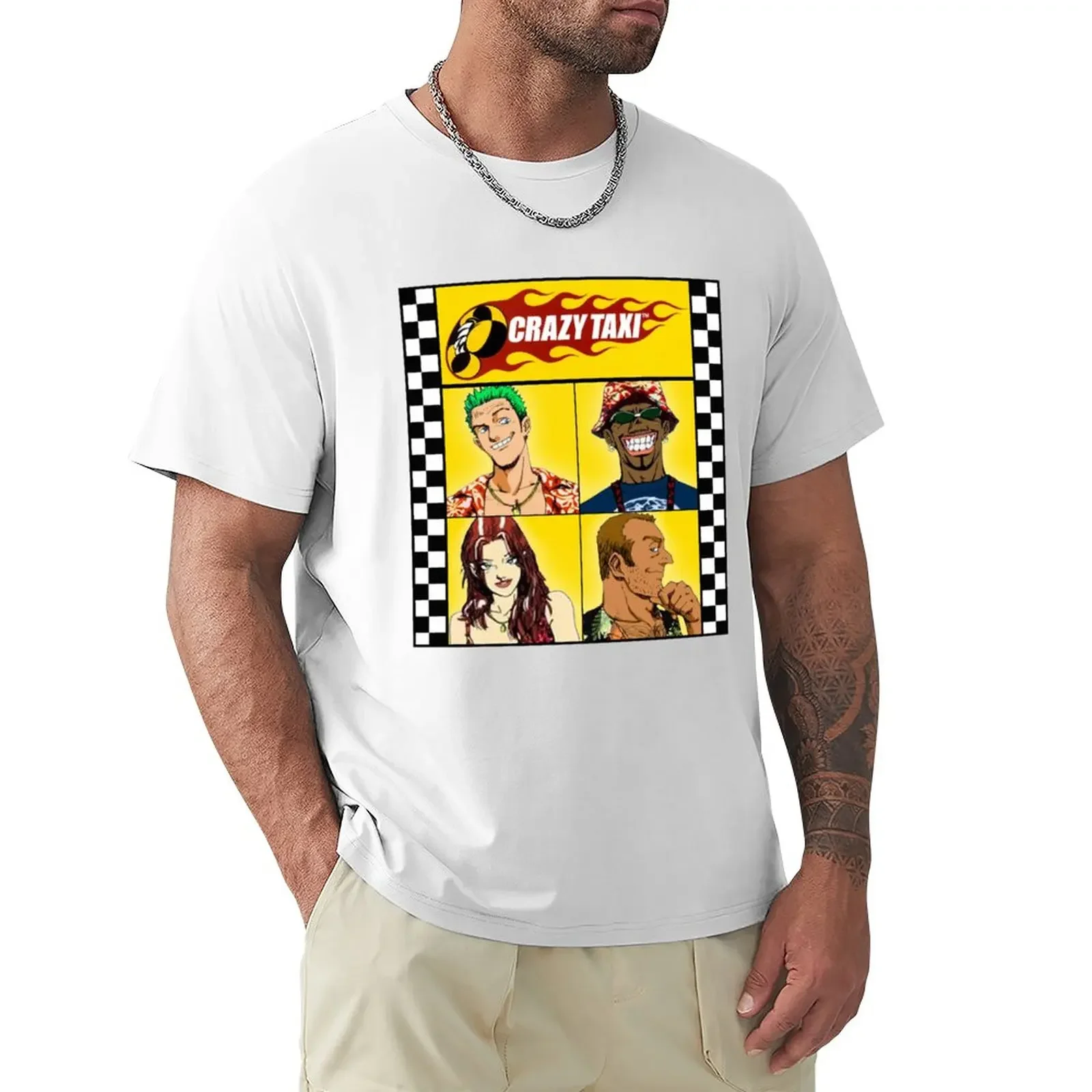 Футболка Crazy Taxi, одежда из аниме, футболки на заказ, дизайн вашей собственной графики, футболка, мужские хлопковые футболки 
Футболка Crazy Taxi, одежда из аниме, футболки на заказ, дизайн вашей собственной графики, футболка, мужские хлопковые футболки
