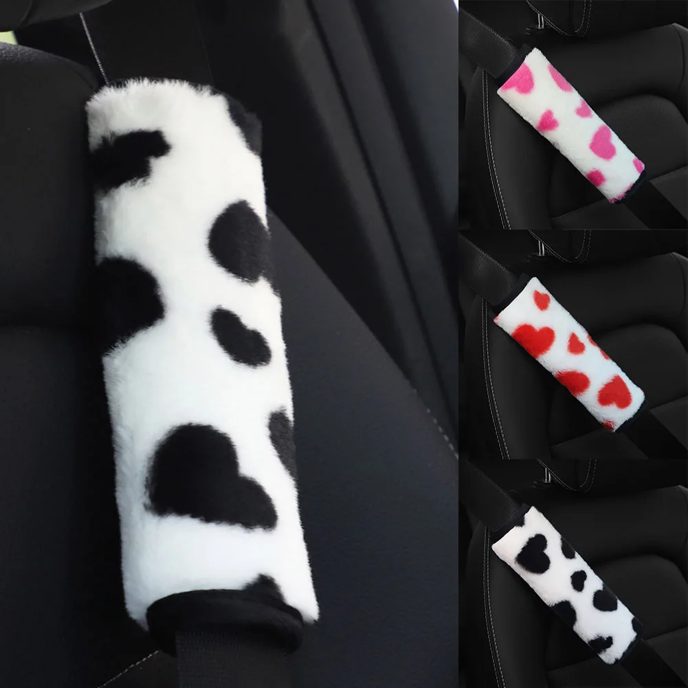 Women's Love Plush Car Seat Belt Shoulder Protector Soft Plush Heart Printed Car Shoulder Belt Cover Pad Strap Driving Seatbelt
Women's Love Plush Car Seat Belt Shoulder Protector Soft Plush Heart Printed Car Shoulder Belt Cover Pad Strap Driving Seatbelt